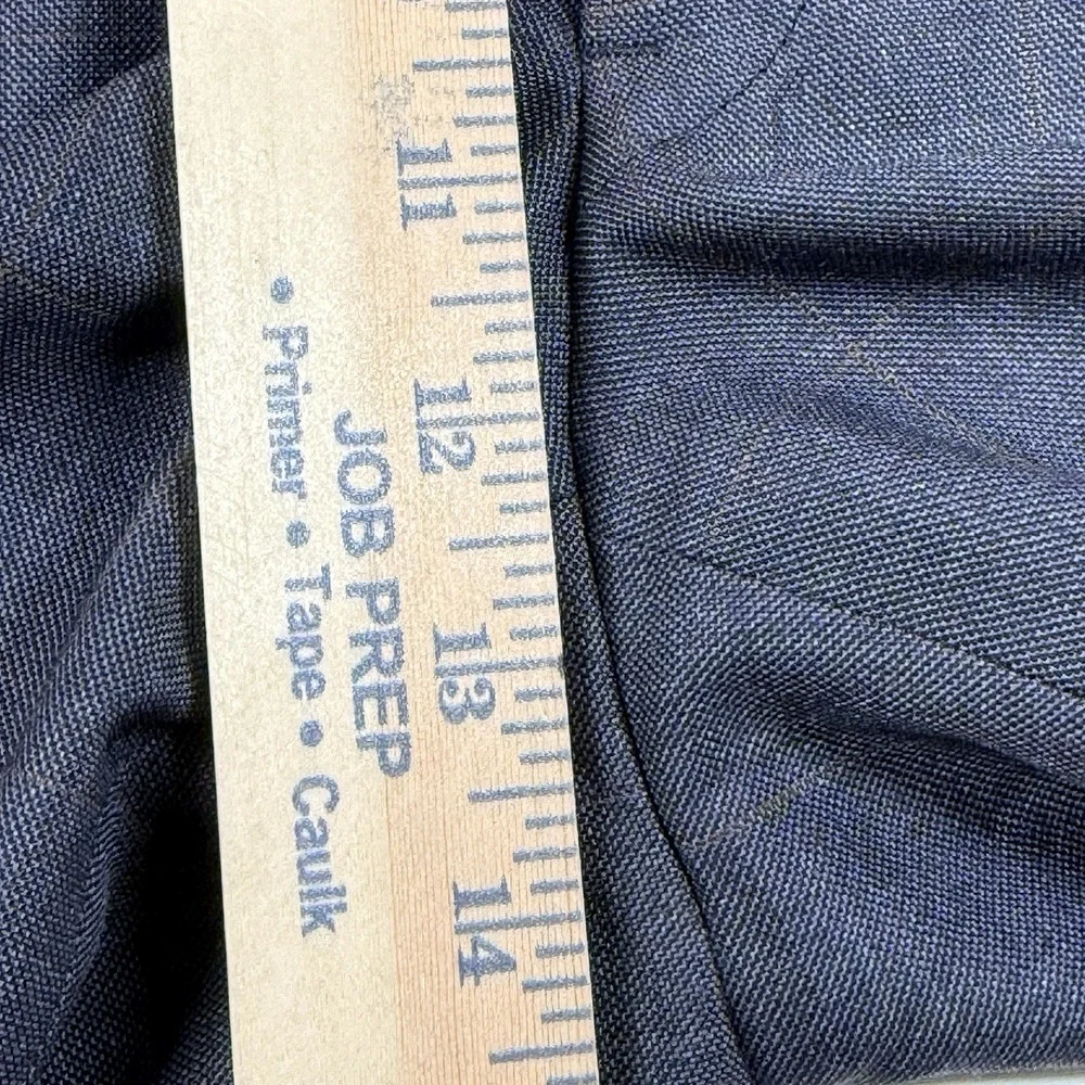 Brooks Brothers Pure Wool Suit Gray Prince of Wales Windowpane 44XL 37x32 USA